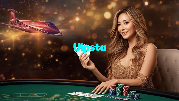 Vipsta casino presented on mobile device in Pakistan with slots and live games